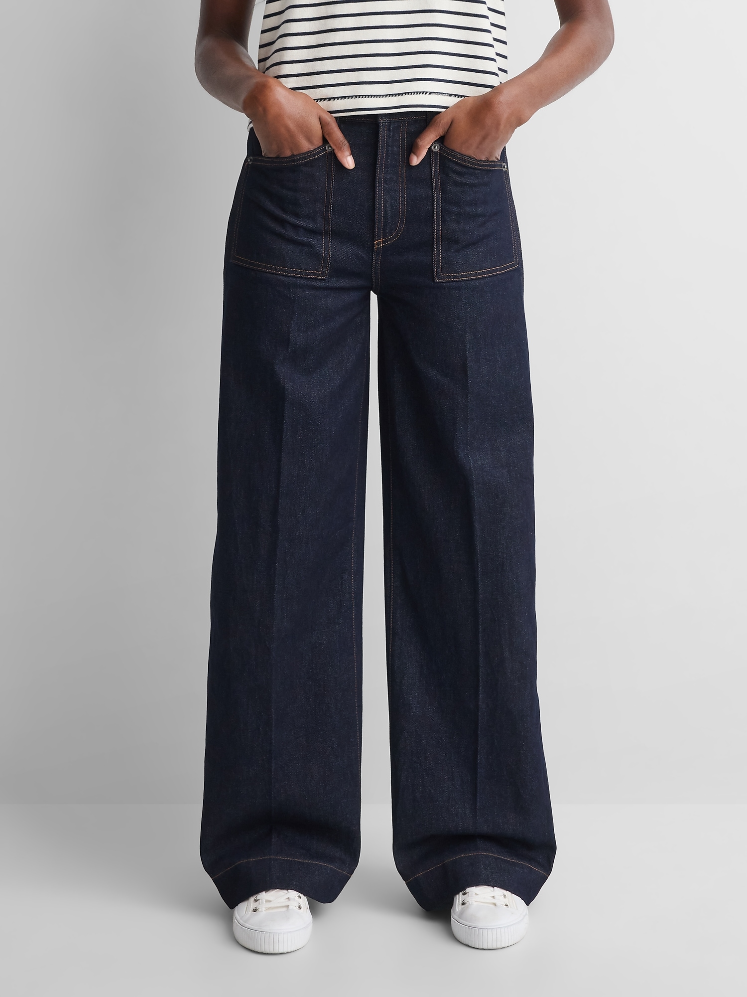 × A.P.C. High Rise Stride Jeans