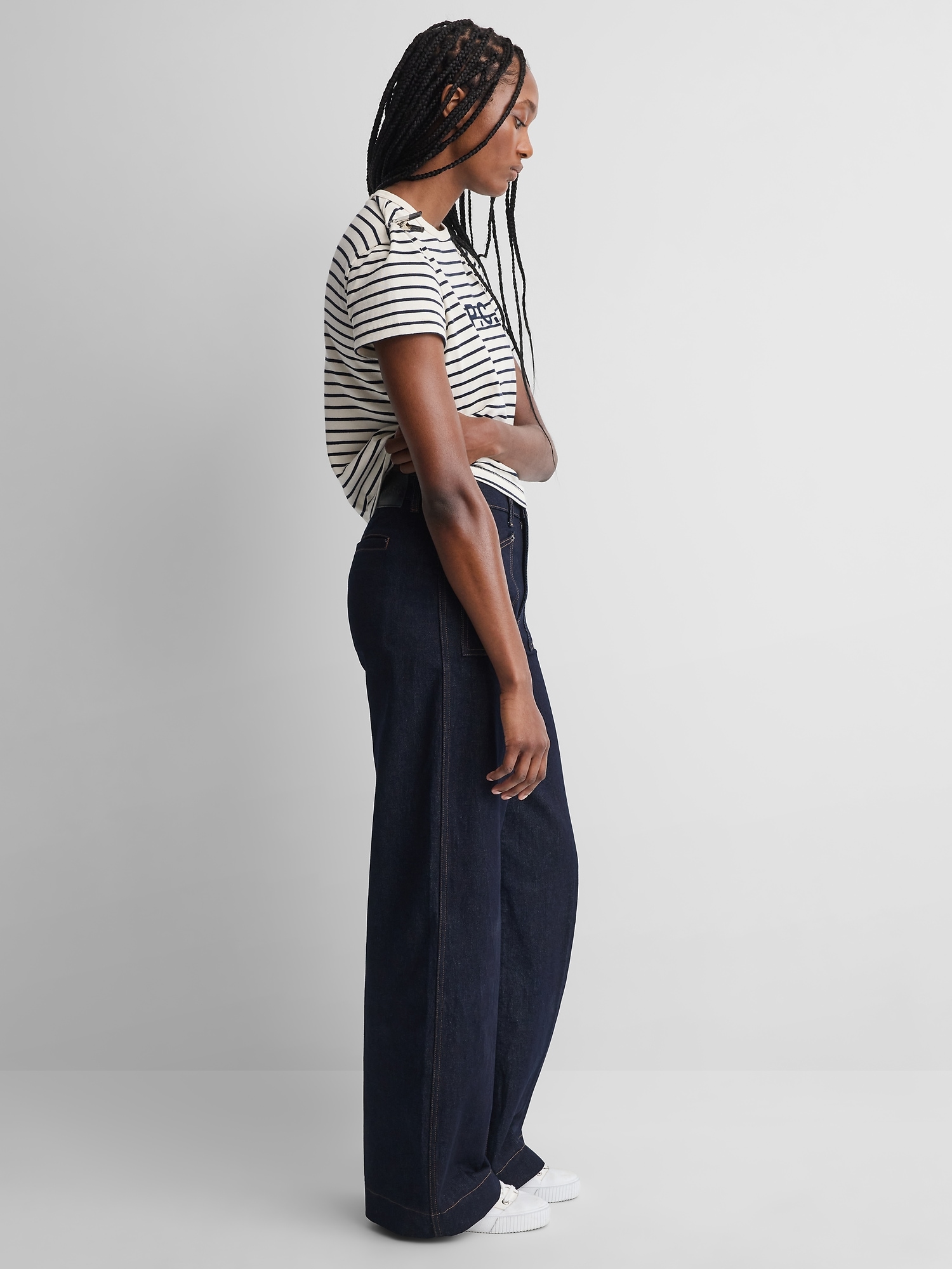 × A.P.C. High Rise Stride Jeans