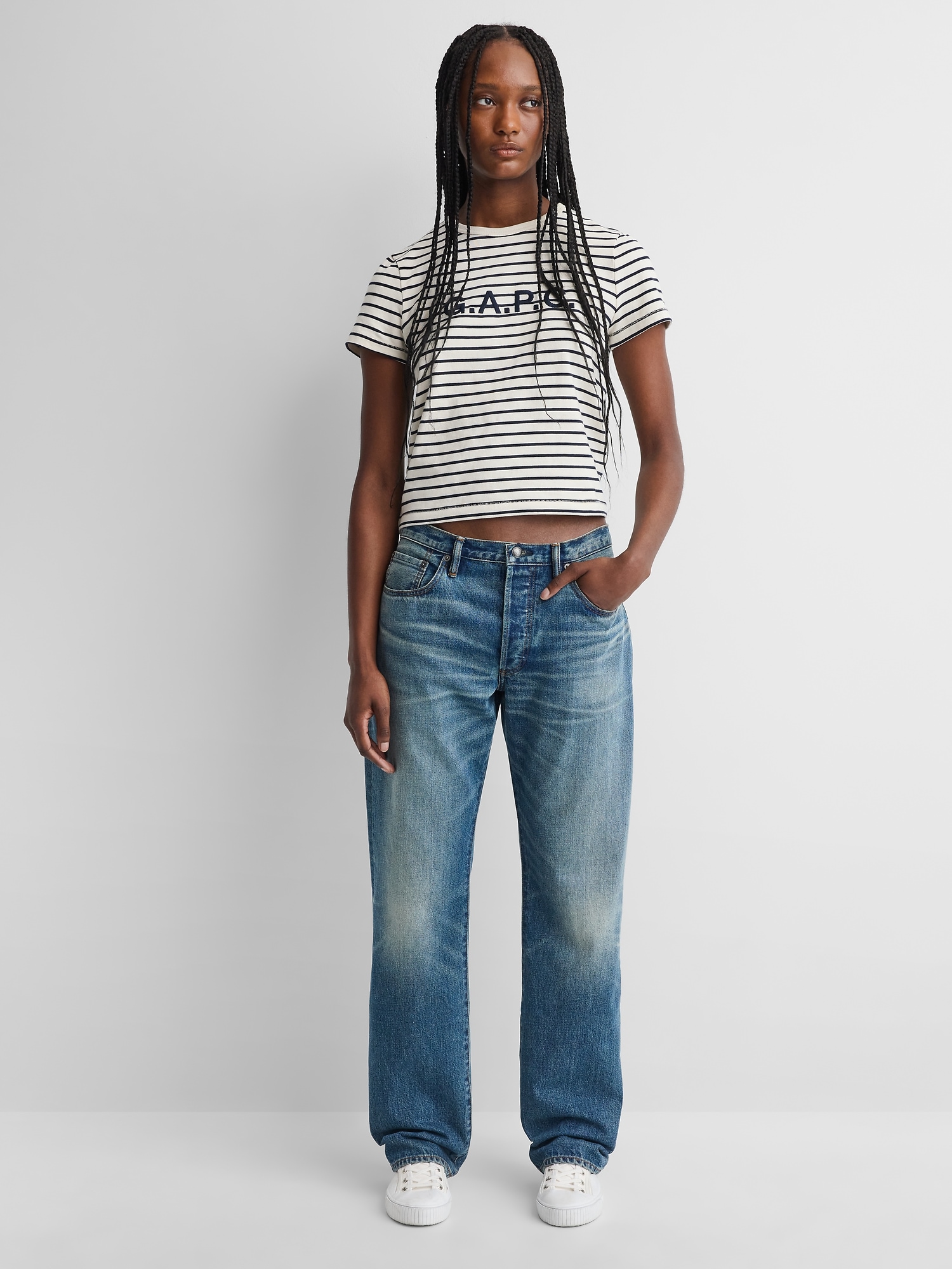 A.P.C. Japanese Denim Relaxed Straight Jeans