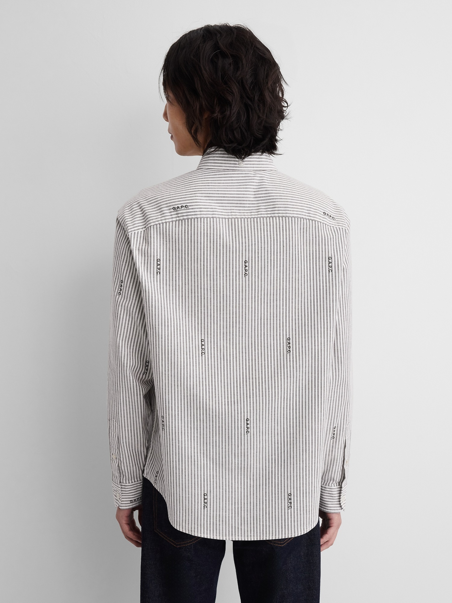 × A.P.C. Relaxed Logo Oxford Shirt