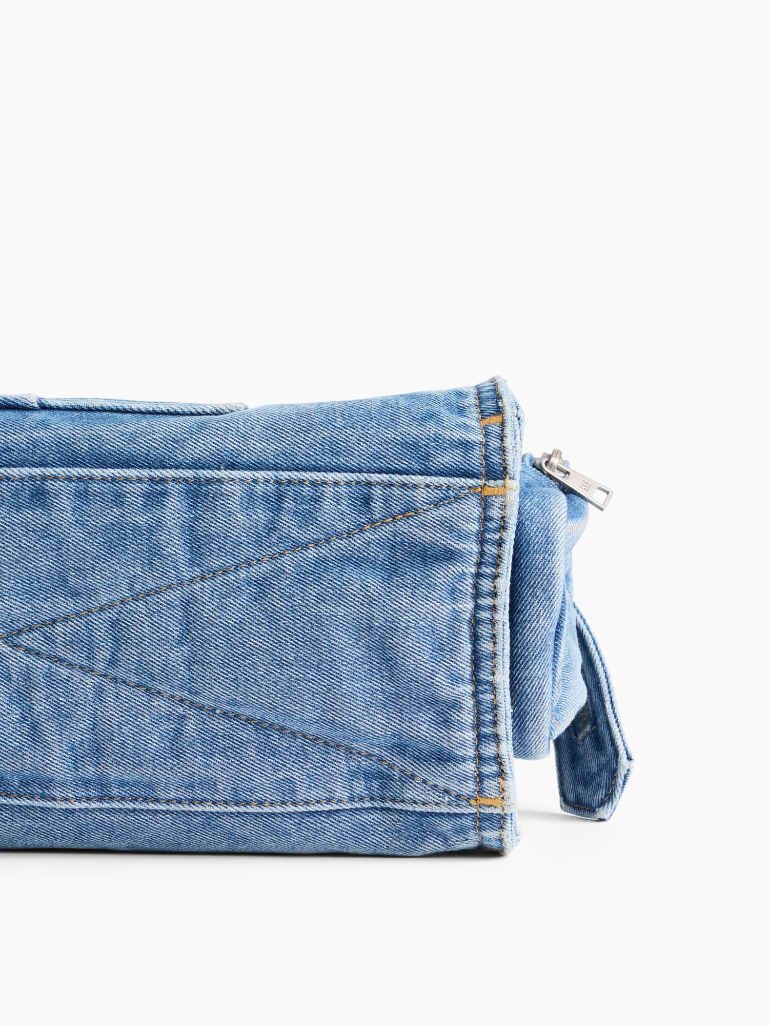 Denim Five Pocket Satchel
