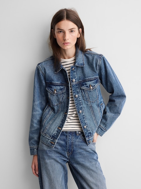 VESTE EMBLÉMATIQUE EN DENIM À DOUBLURE GAP × A.P.C.