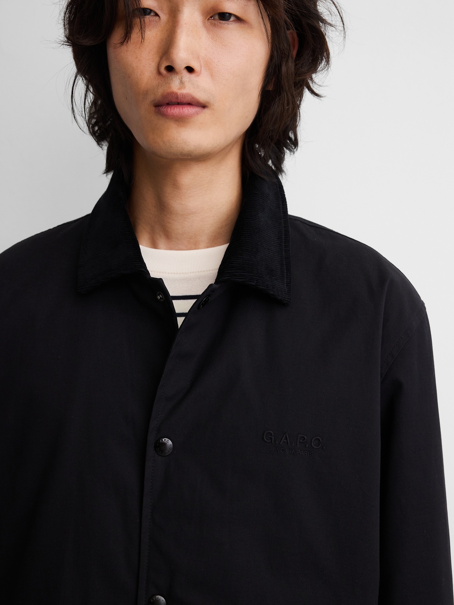 × A.P.C. Coated Canvas Coach Jacket