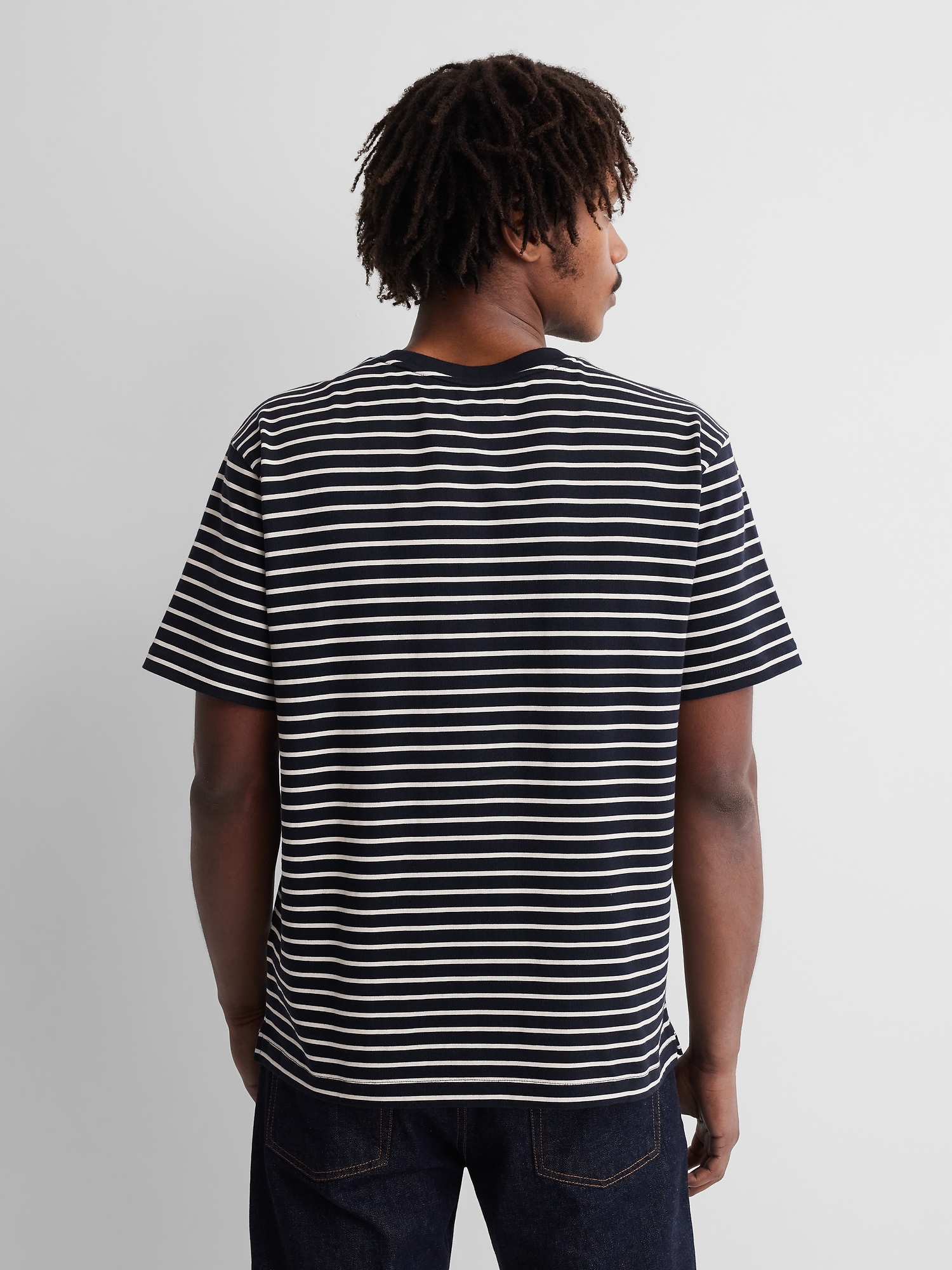 × A.P.C. Logo Stripe T-Shirt