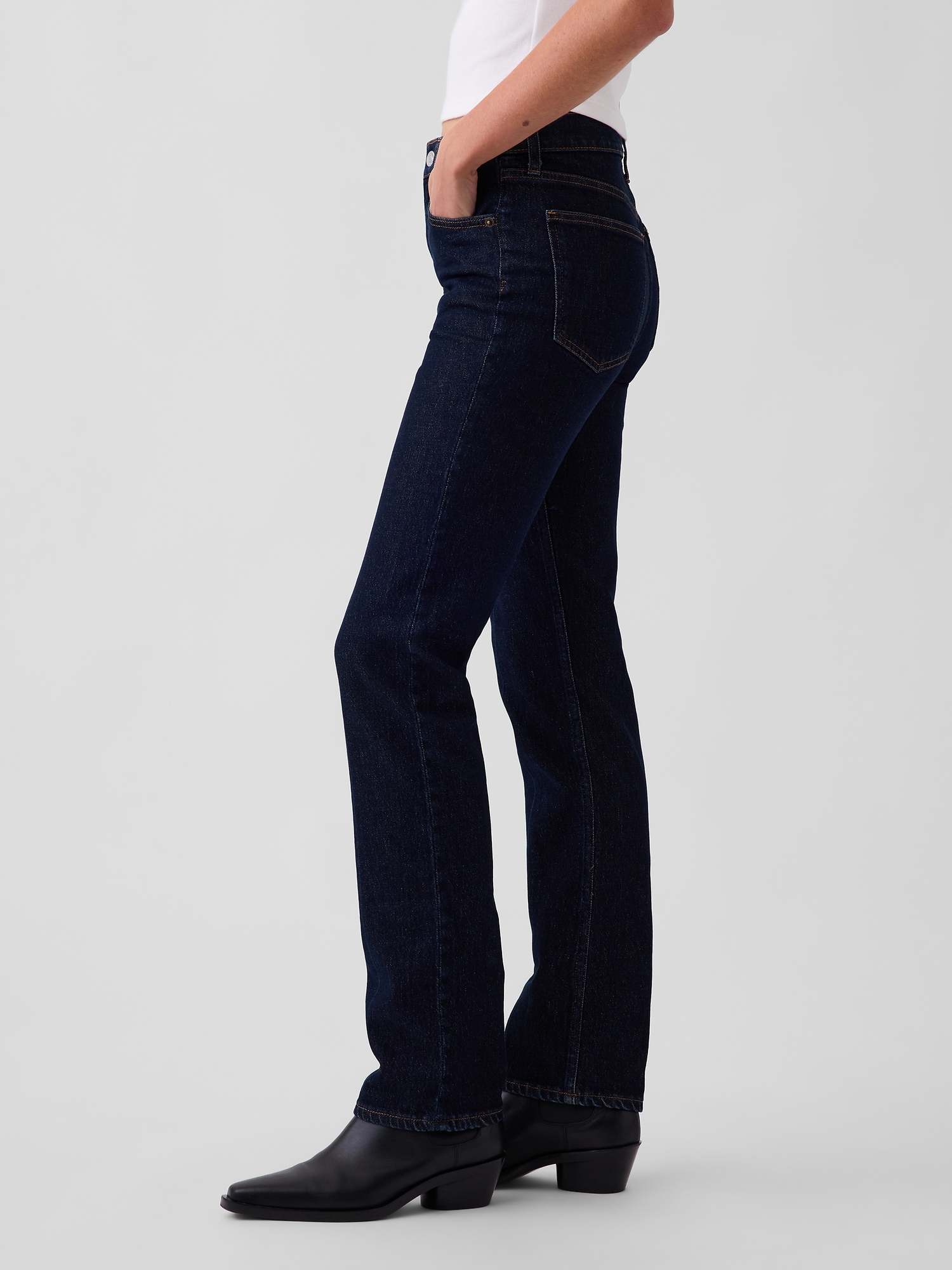 High Rise '90s Slim Straight Jeans