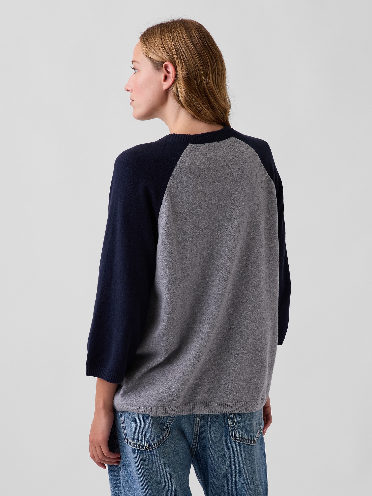 CashSoft Raglan Sweater Shirt