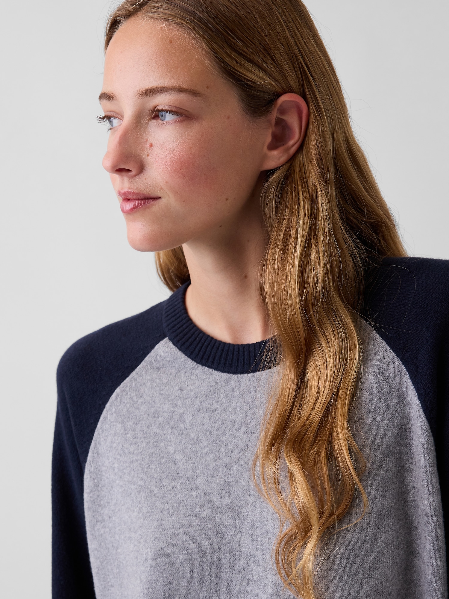 CashSoft Raglan Sweater Shirt