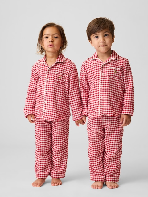 PYJAMA EN FLANELLE RECYCLÉE POUR BÉBÉ ET TOUT-PETIT