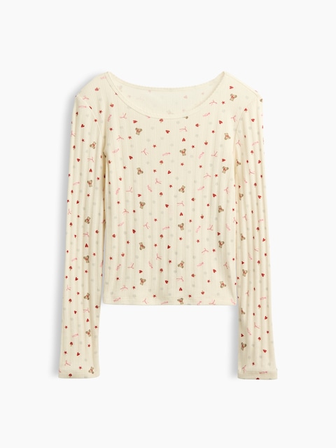 T-SHIRT EN TRICOT POINTELLE POUR ENFANT
