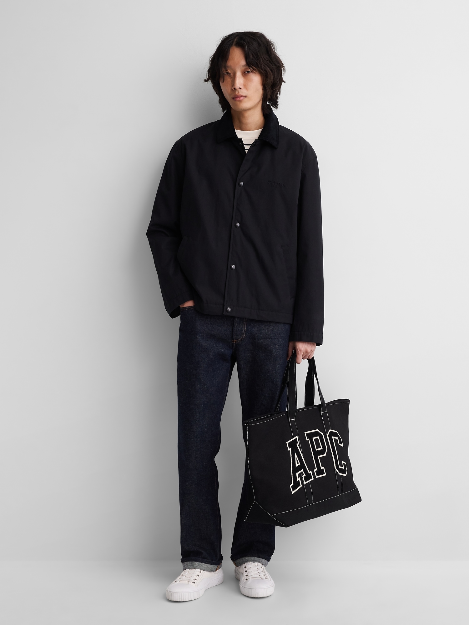 × A.P.C. Logo Tote Bag