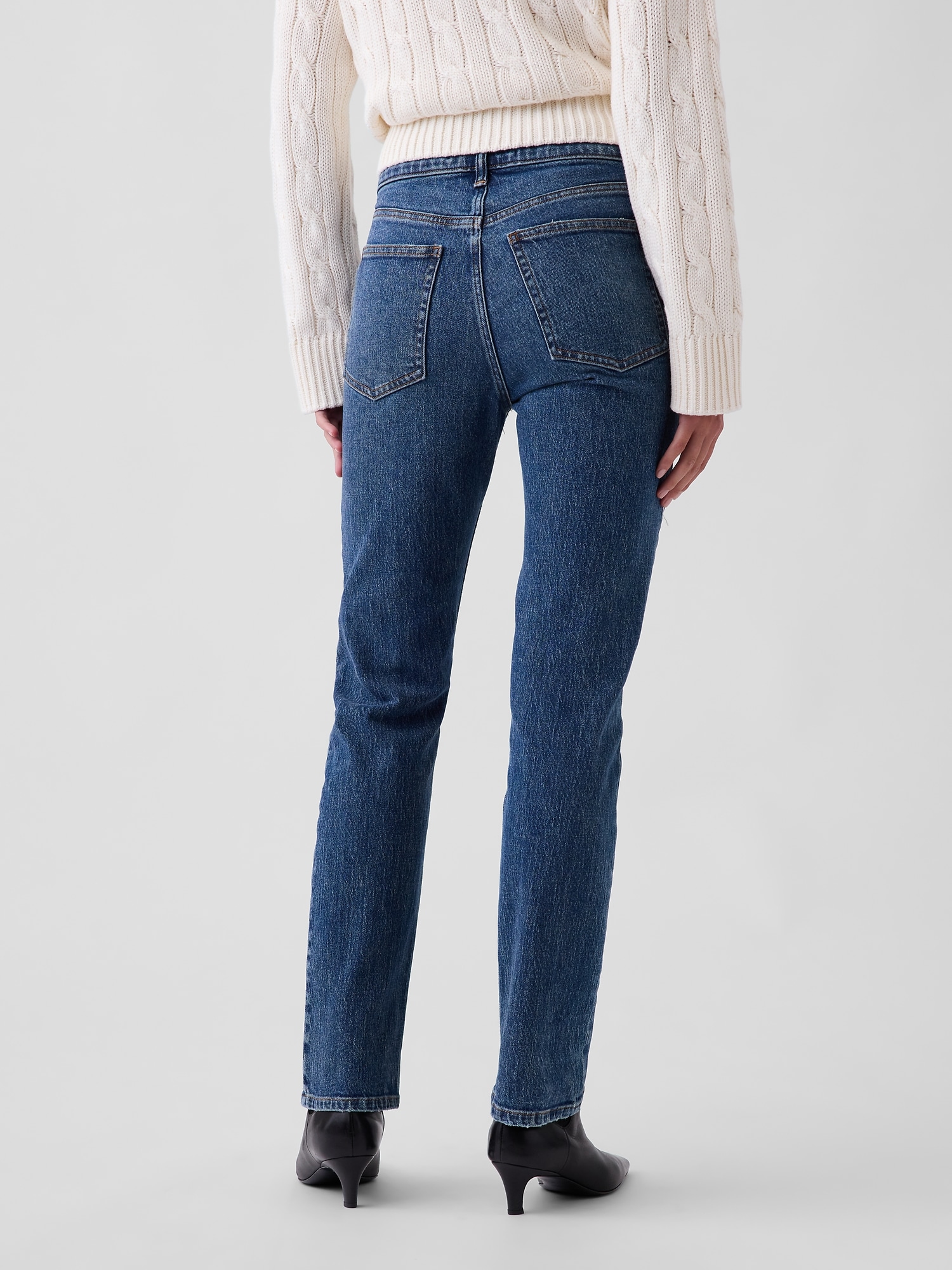 High Rise '90s Slim Straight Jeans