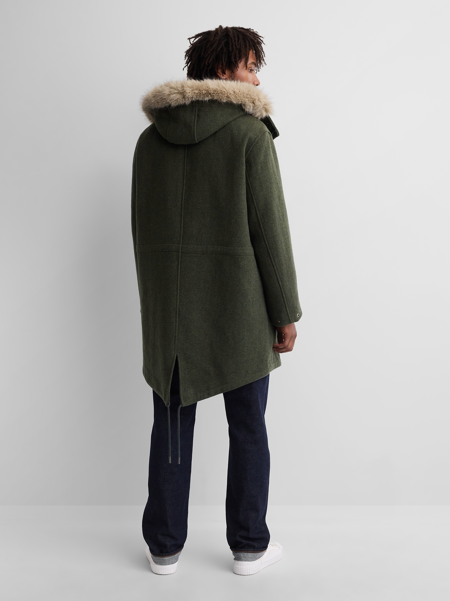 × A.P.C. Oversized Wool-Blend Parka