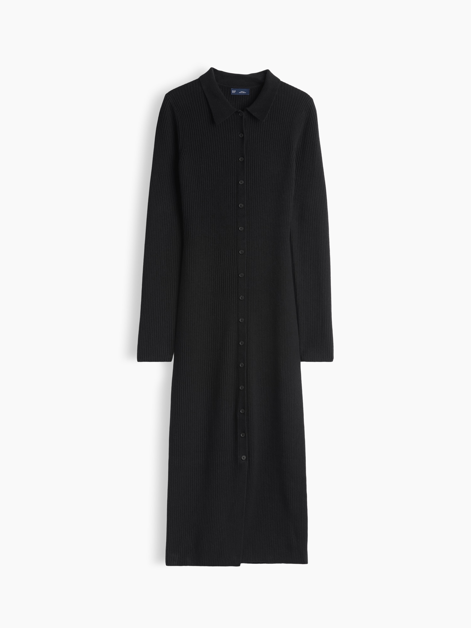 CashSoft Rib Sweater Maxi Shirtdress