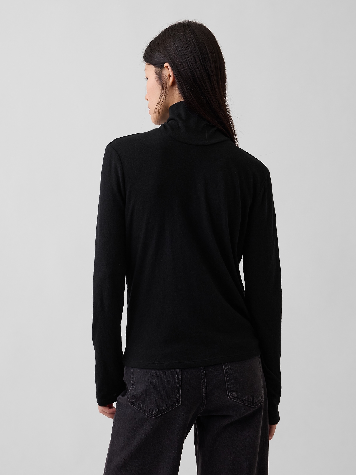 100% Cotton Authentic Turtleneck T-Shirt