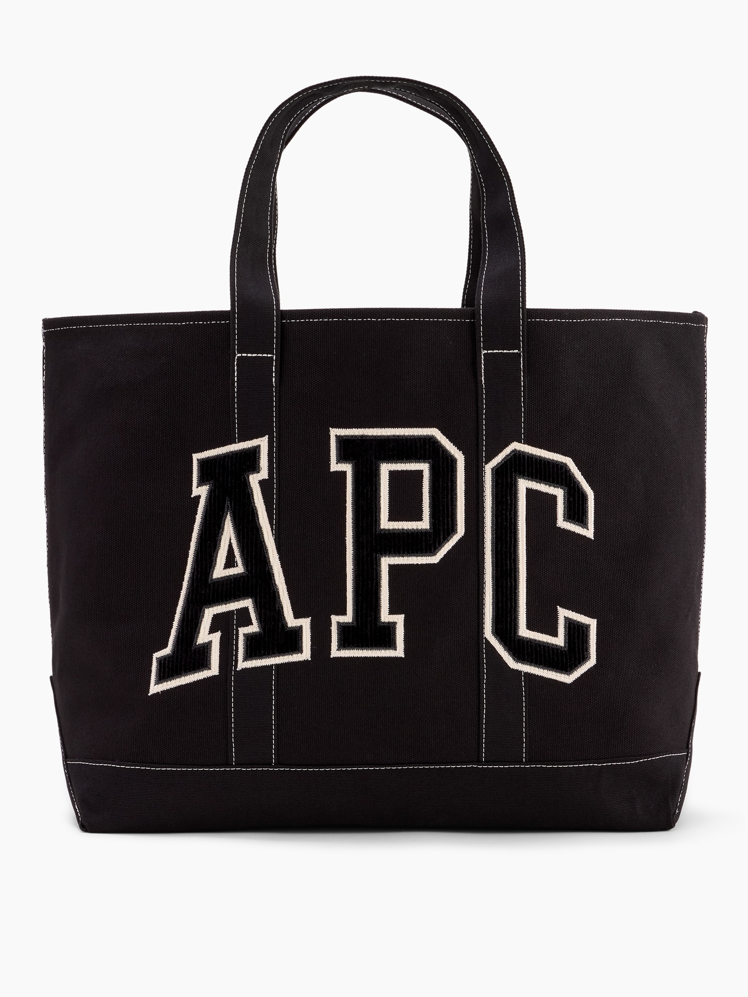 × A.P.C. Logo Tote Bag