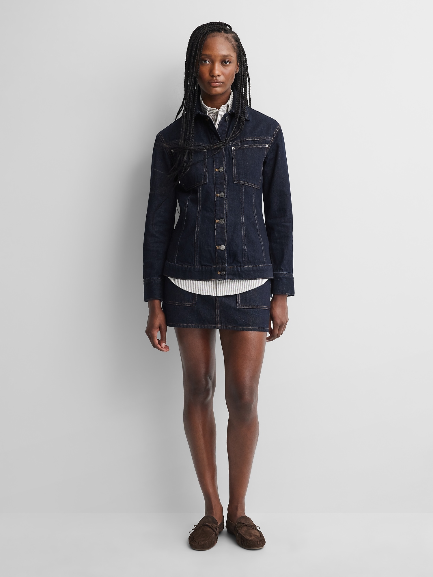 × A.P.C. Denim Mini Skirt