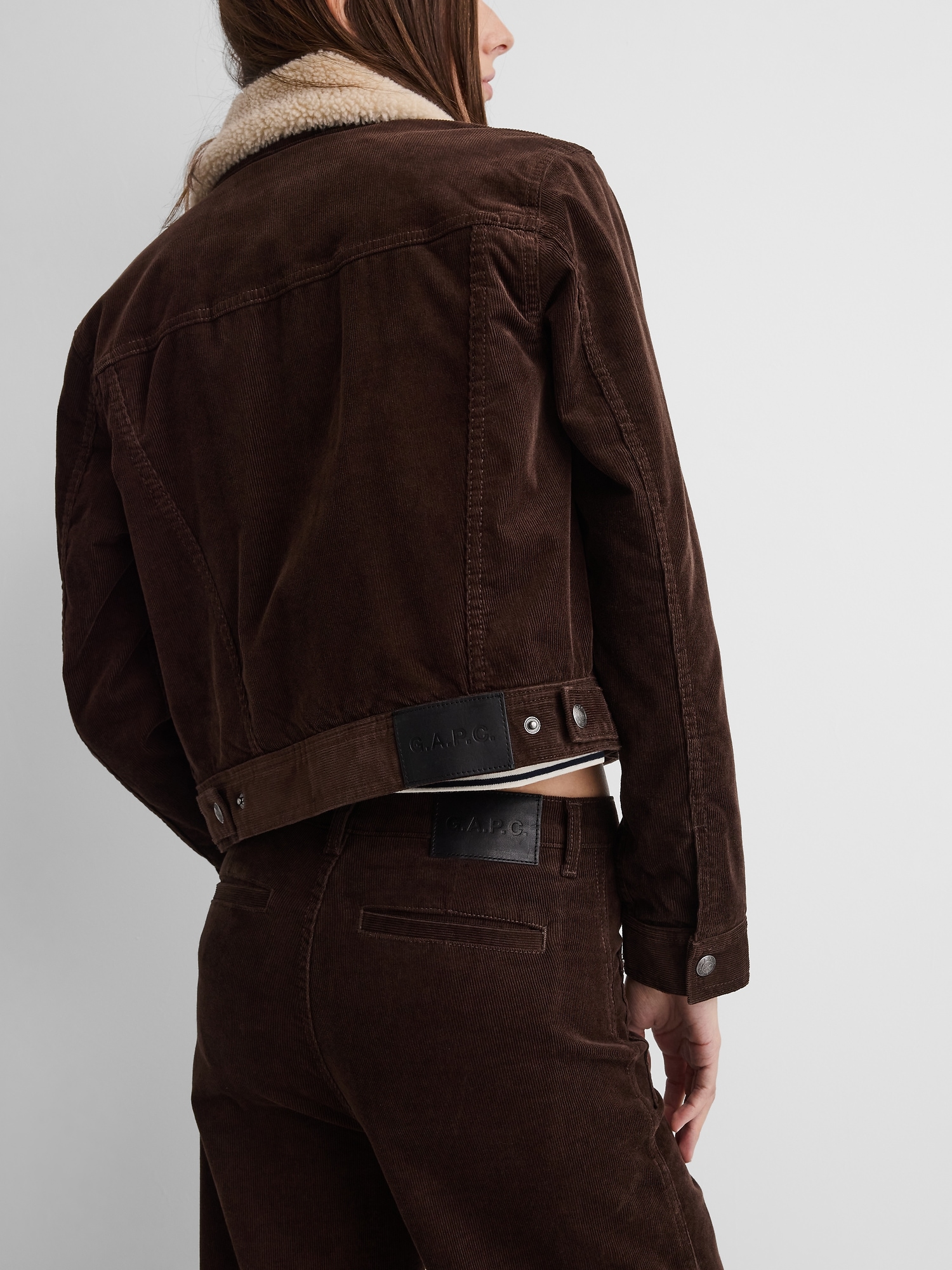 × A.P.C. High Rise Corduroy Stride Pants