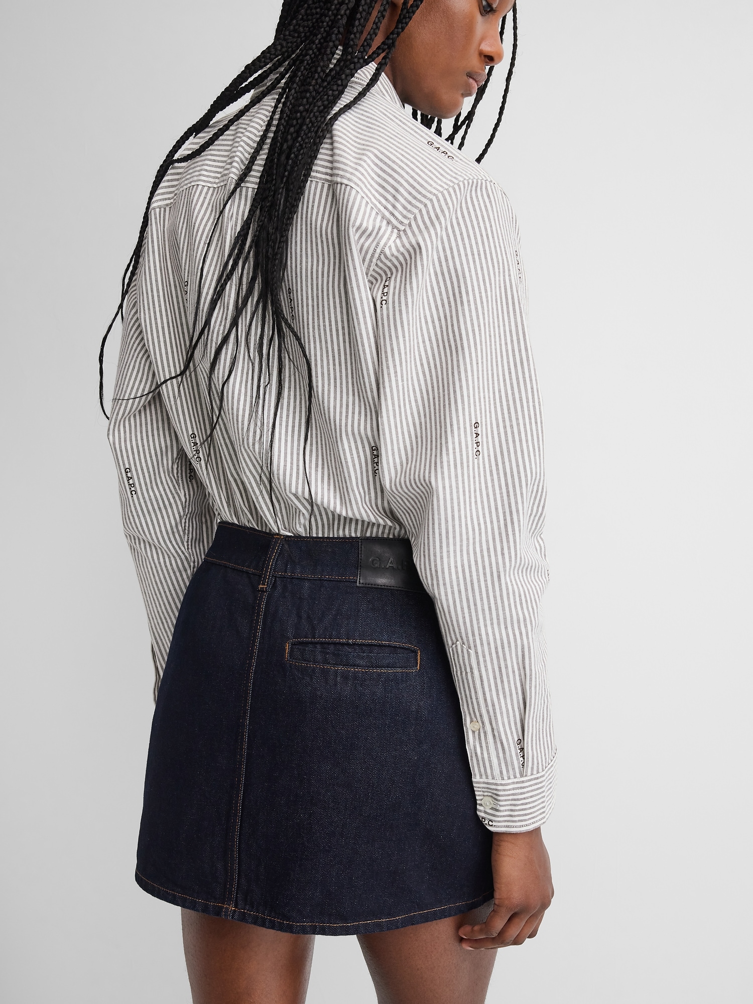× A.P.C. Denim Mini Skirt