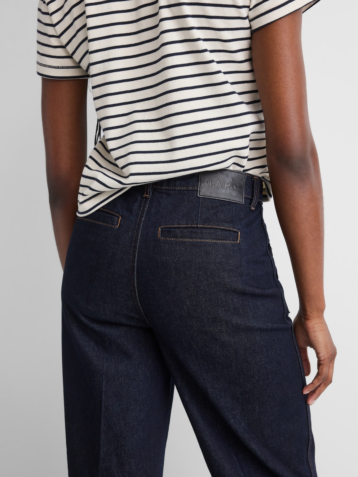 × A.P.C. High Rise Stride Jeans