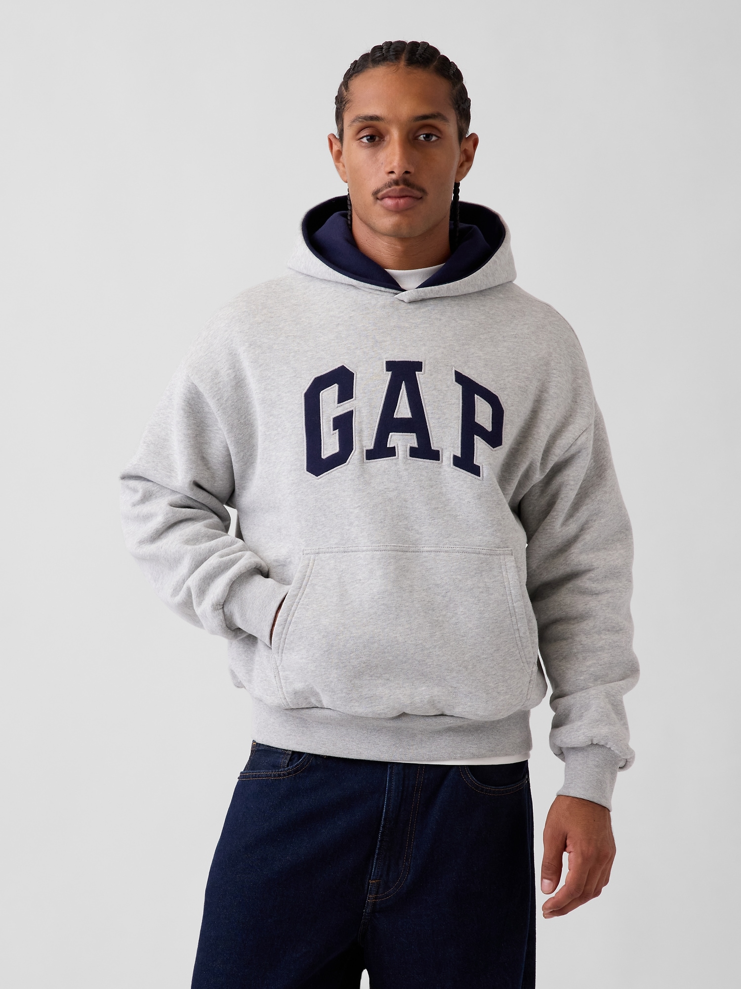 Adult VintageSoft Reversible Oversized Logo Hoodie
