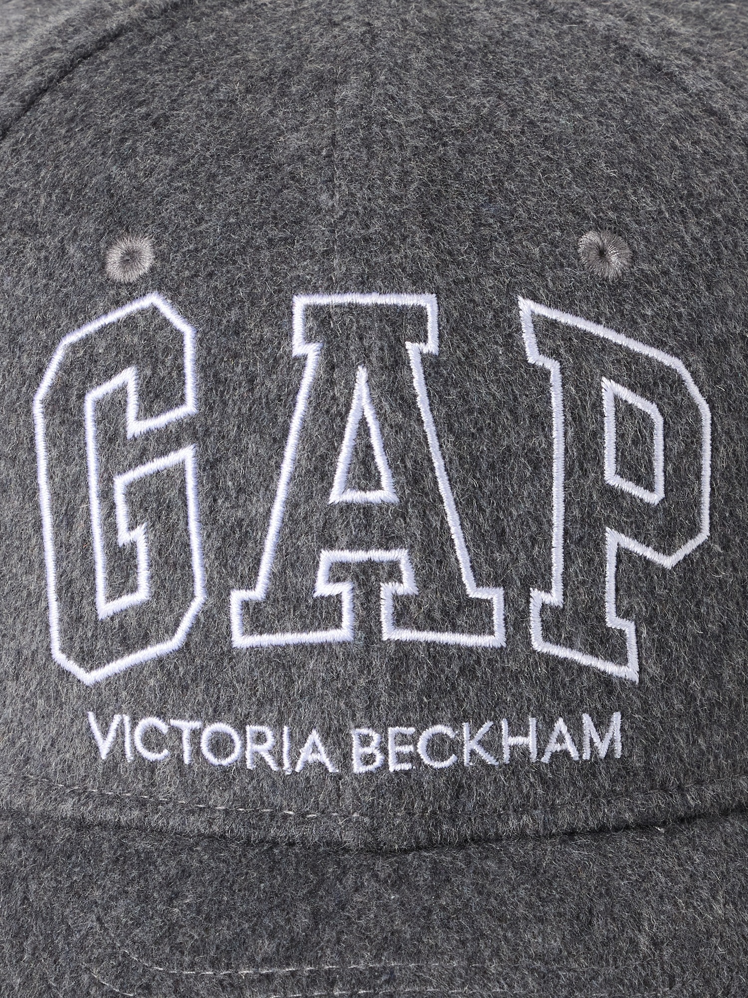 × Victoria Beckham Wool-Blend Logo Baseball Hat