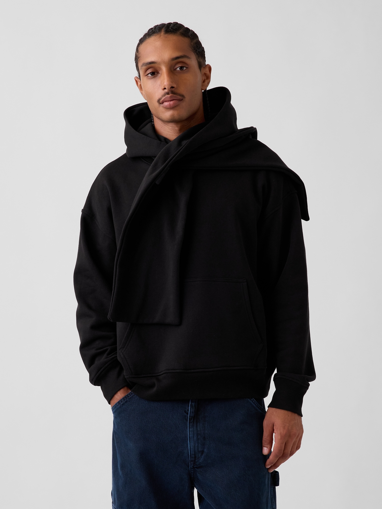 Adult VintageSoft Scarf Oversized Hoodie