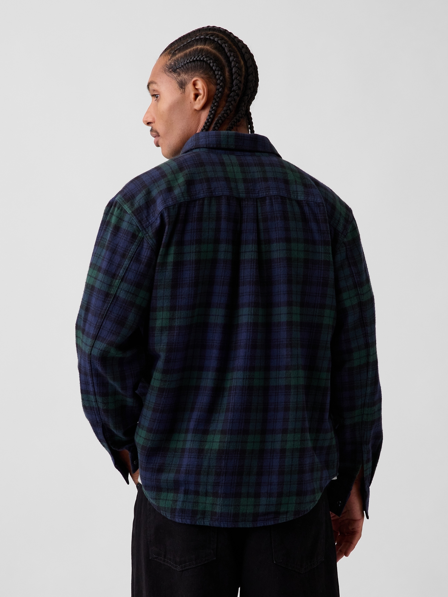 Relaxed Flannel Shirt