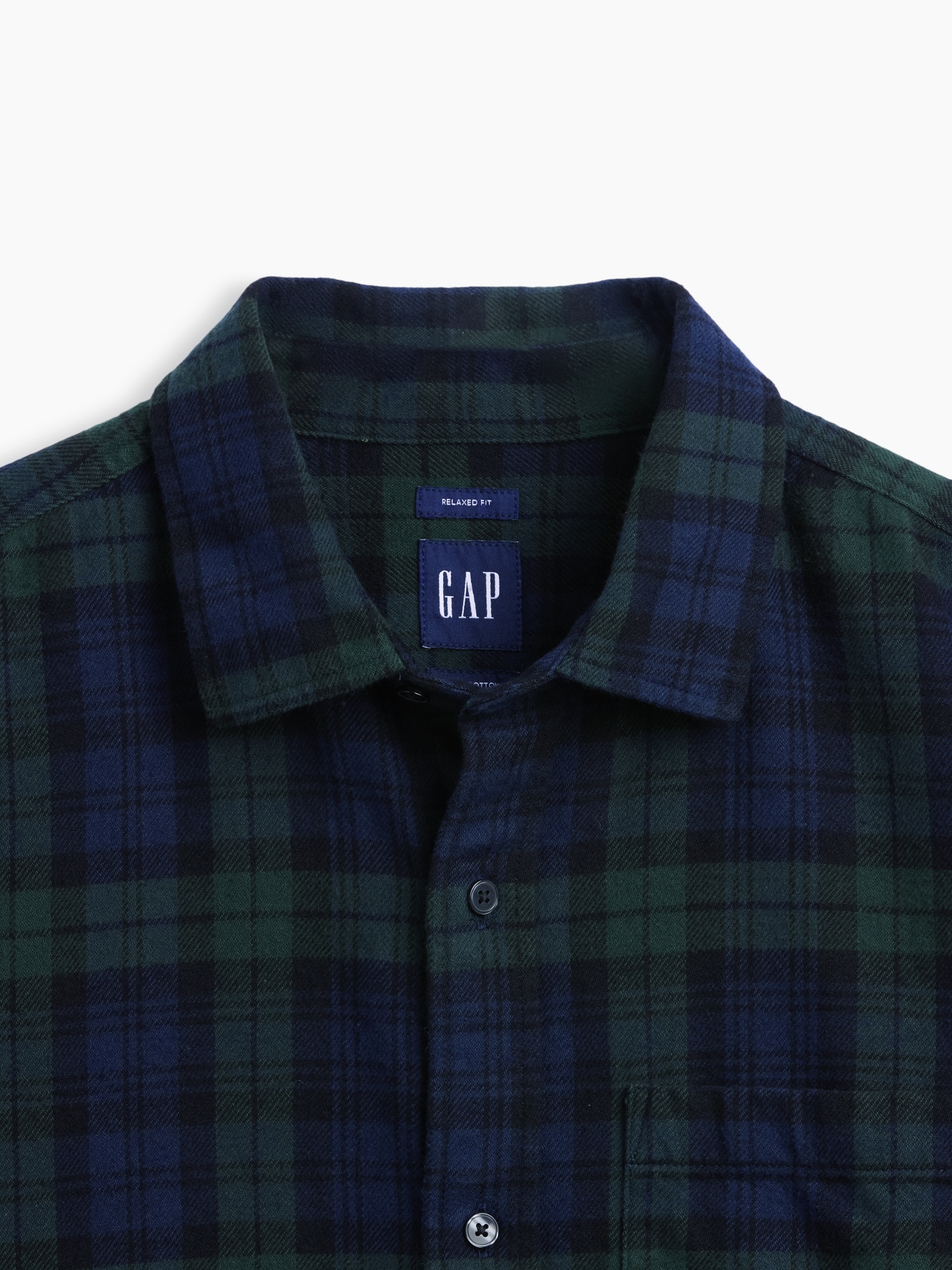 Relaxed Flannel Shirt