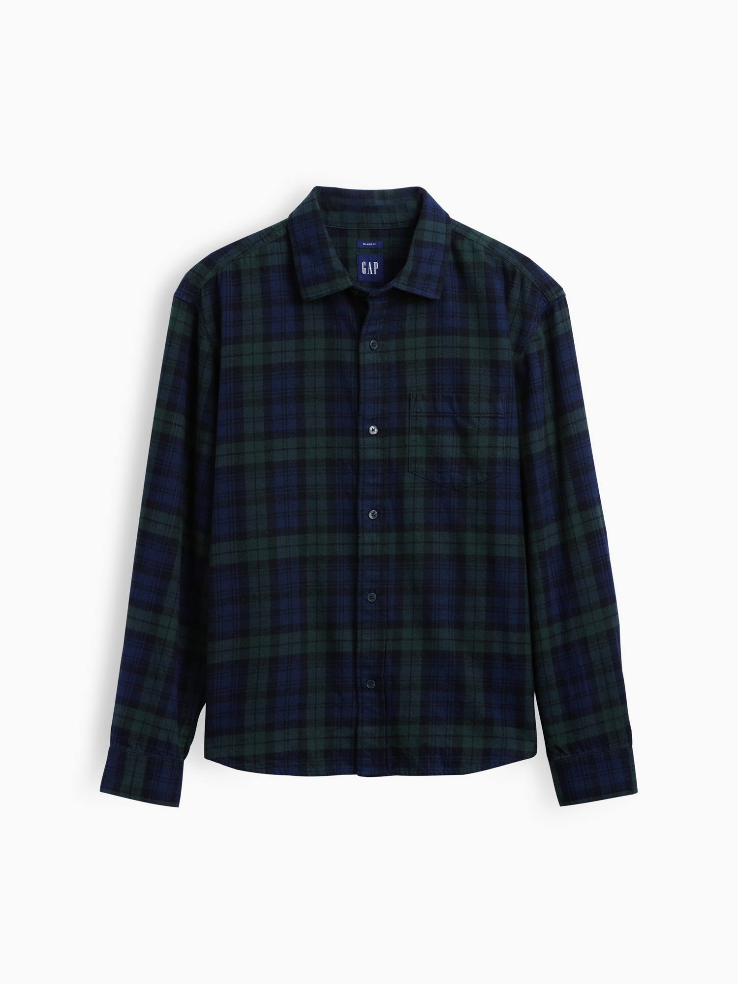 Relaxed Flannel Shirt