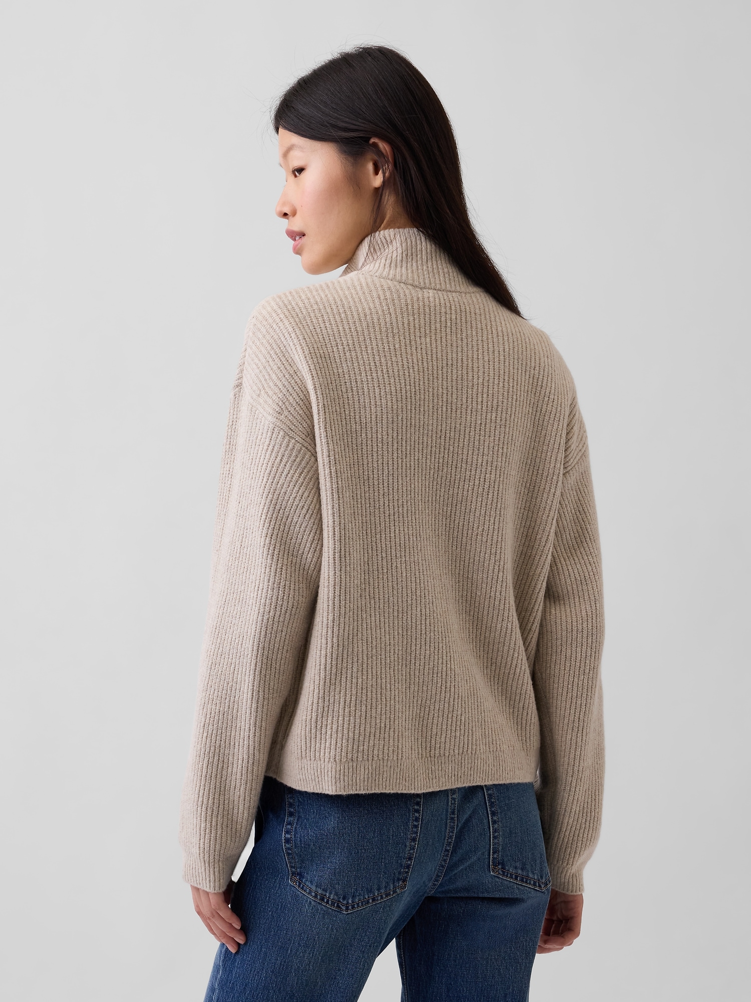 CashSoft Oversized Half-Zip Pullover