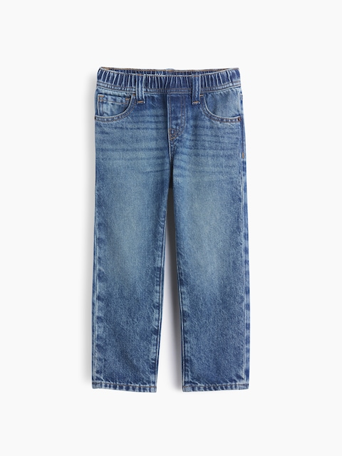 Baby & Toddler Pull-On Relaxed Straight Jeans