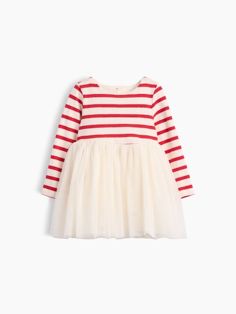 Baby & Toddler Mixed Media Tulle Dress