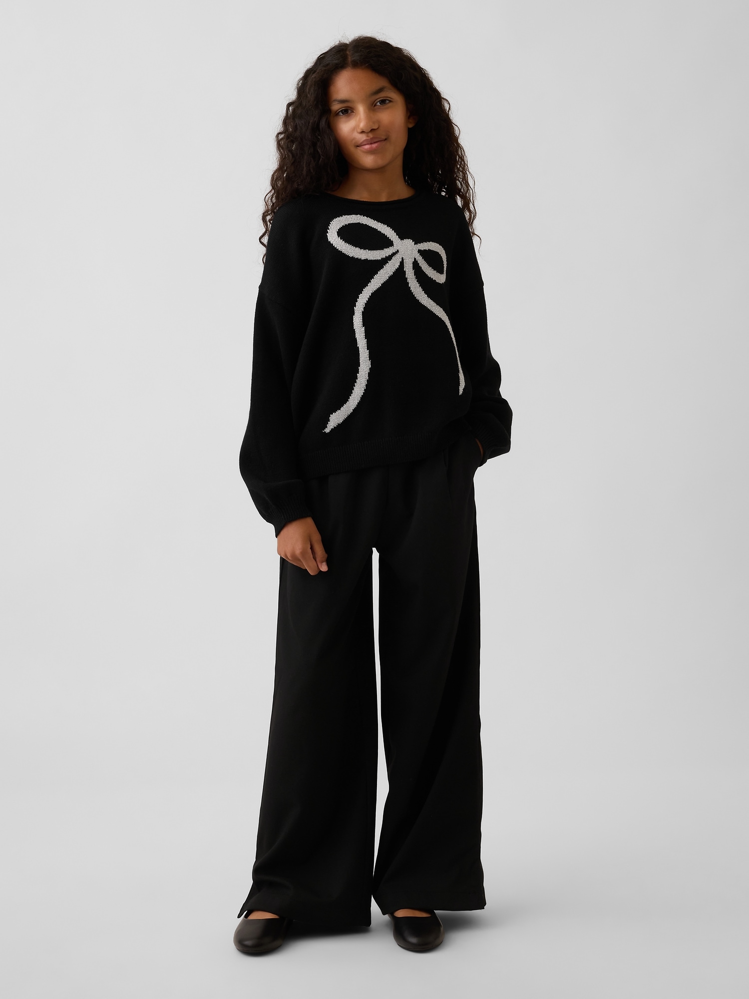 Kids Easy Wide-Leg Drawstring Pants