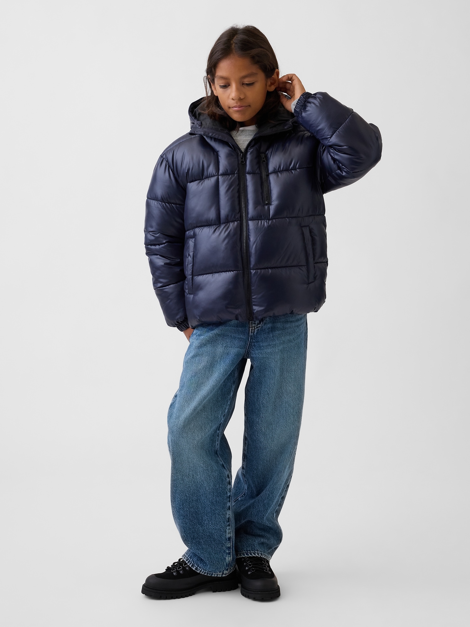 Veste rembourrée épaisse en matière recyclée pour Enfant