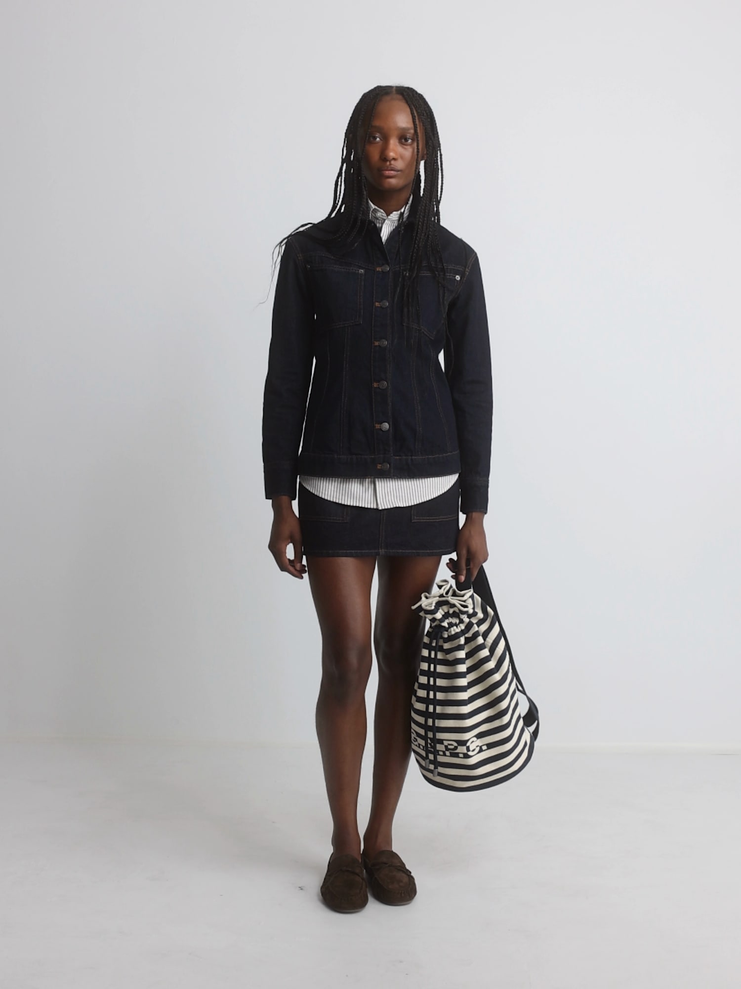 × A.P.C. Logo Bucket Bag