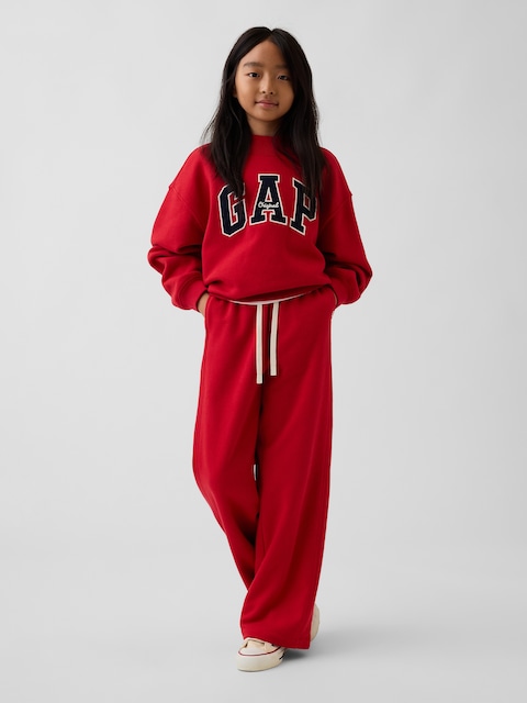 PANTALON DÉCONTRACTÉ EN COTON OUATÉ VINTAGEDOUX POUR ENFANT