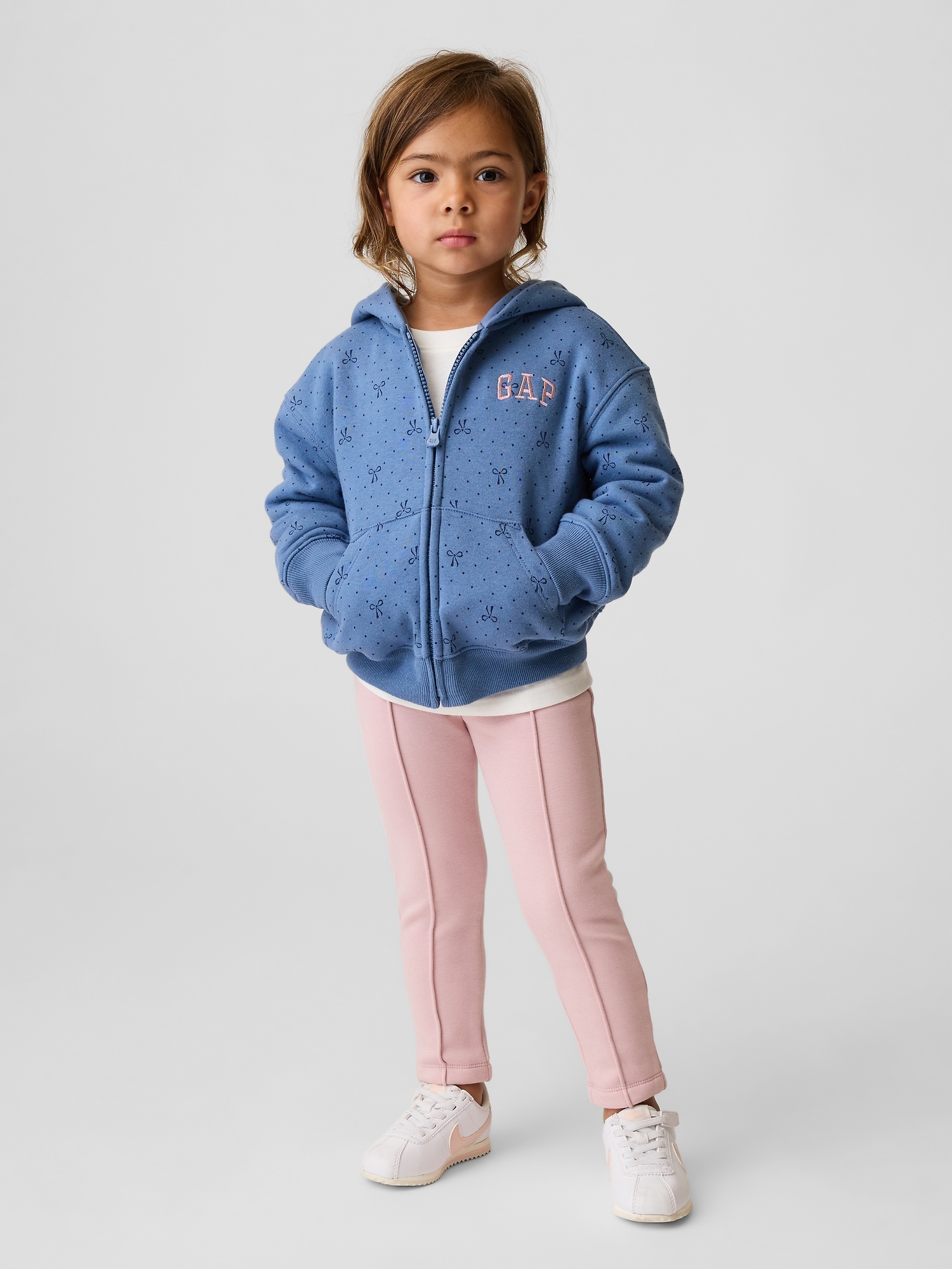 Baby & Toddler Sherpa-Lined Pintuck Leggings