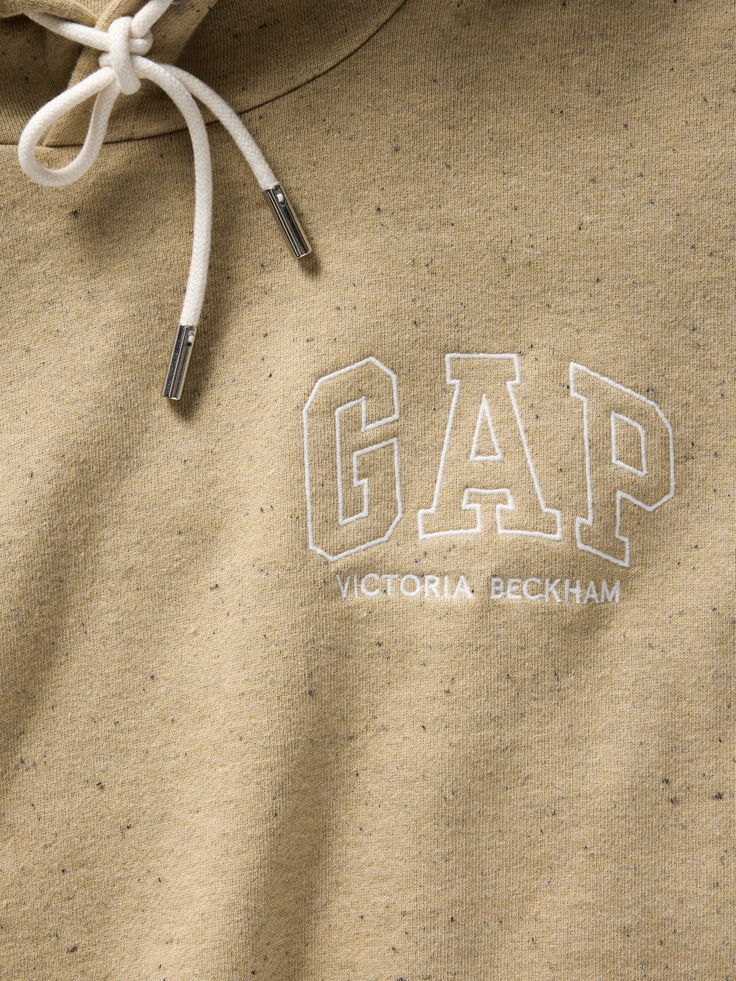 Victoria Beckham Heavyweight Logo Crop Hoodie