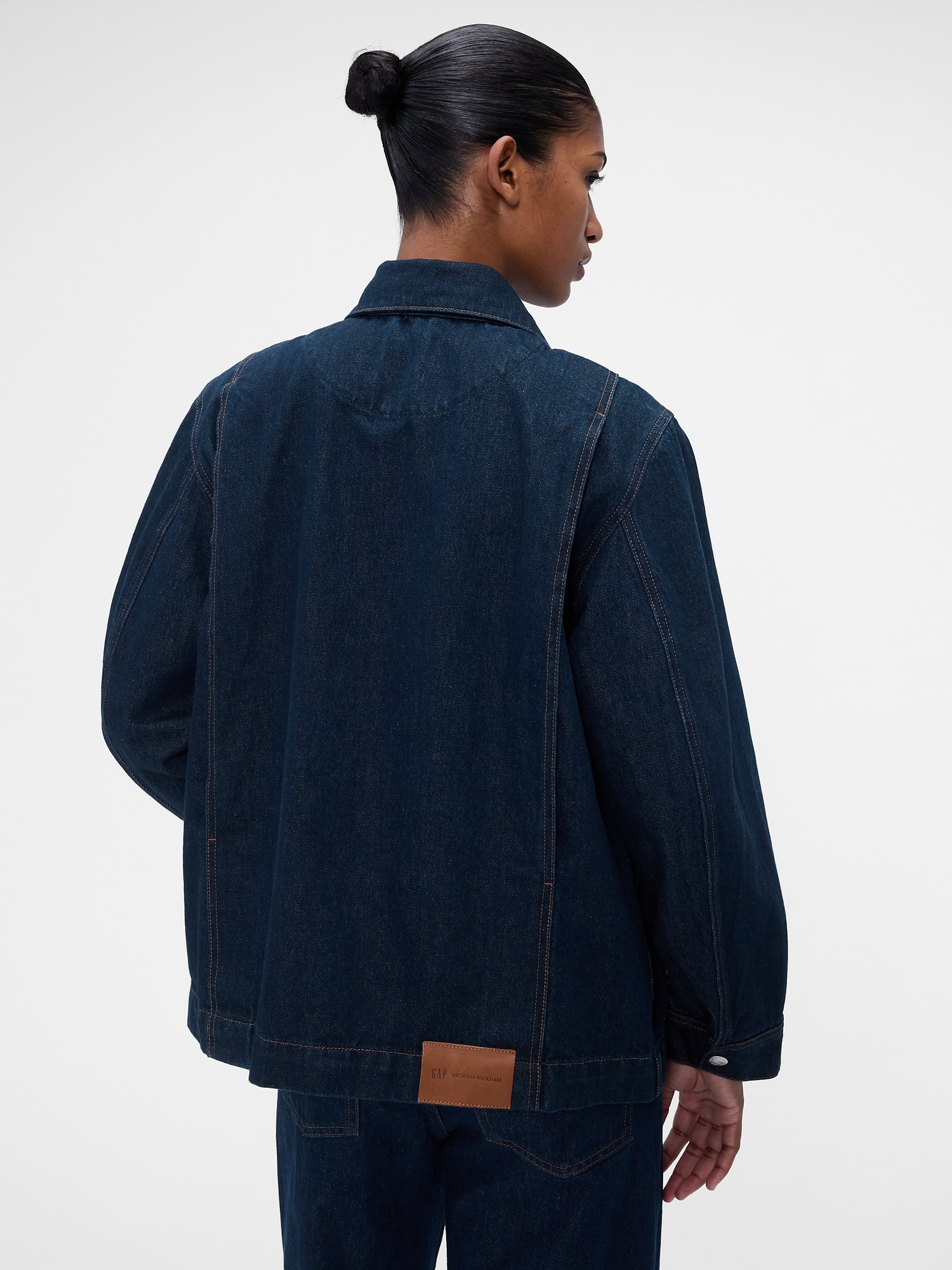 × Victoria Beckham Denim Shirt Jacket