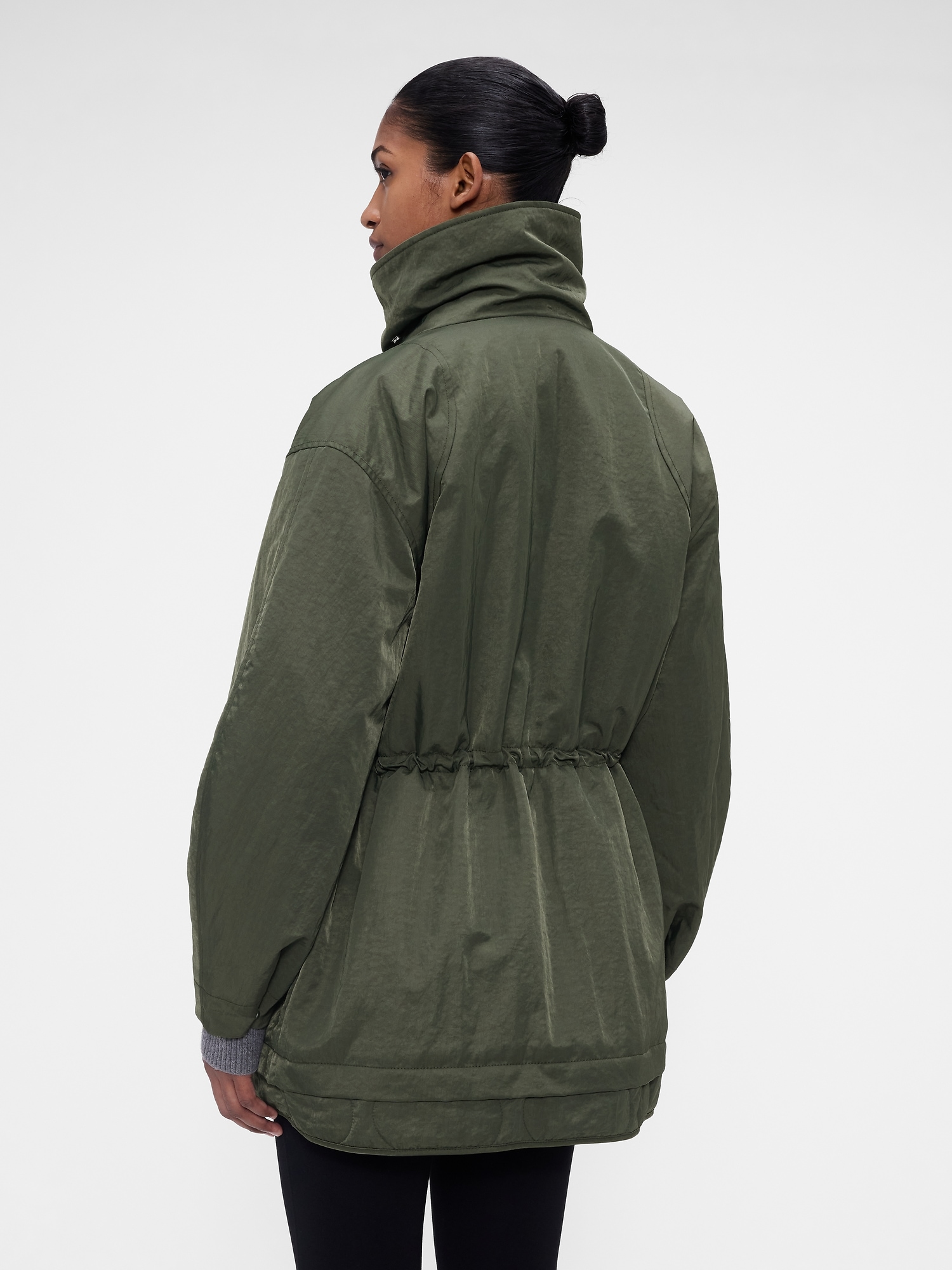 × Victoria Beckham Oversized Parka Jacket