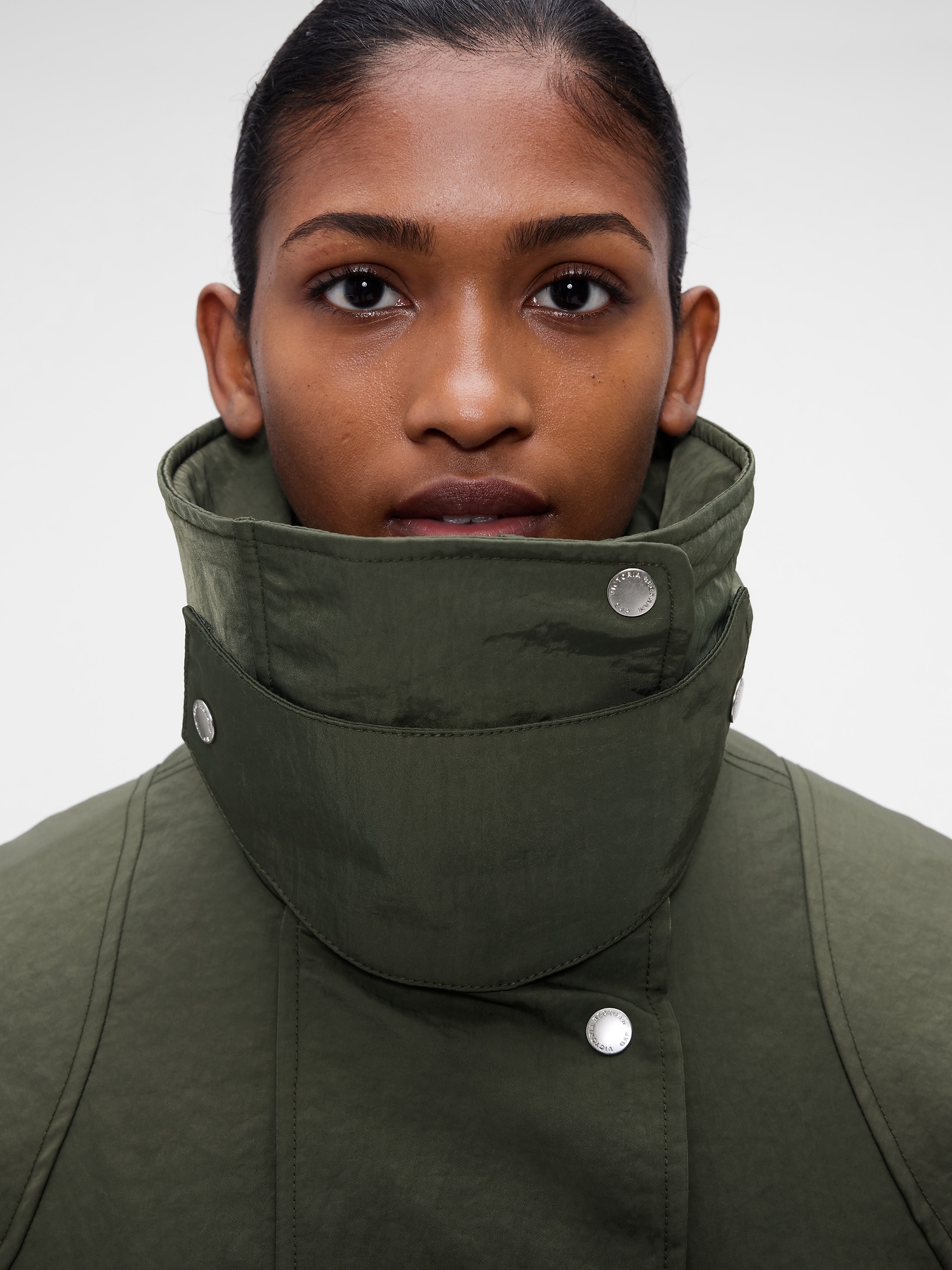 × Victoria Beckham Oversized Parka Jacket