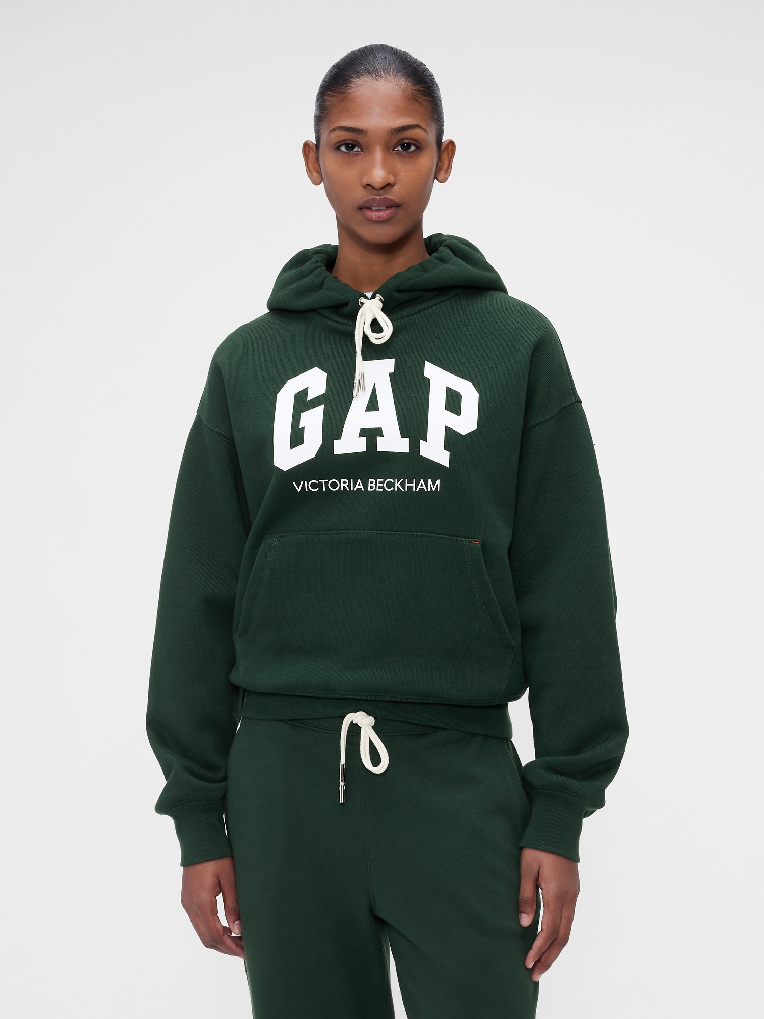 × Victoria Beckham Heavyweight French Terry Hoodie
