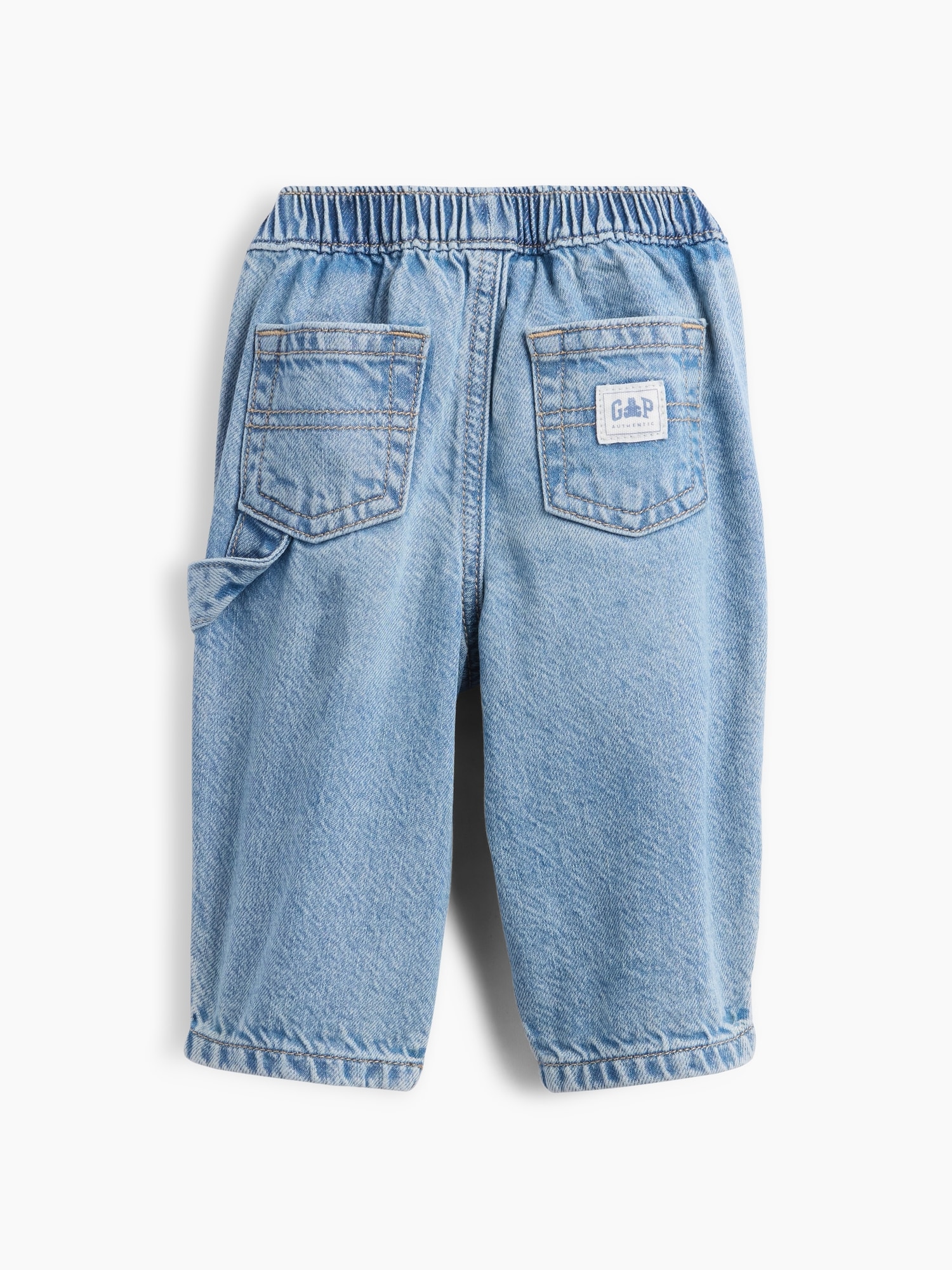 Jean coupe menuisier à taille extensible pour Bébé