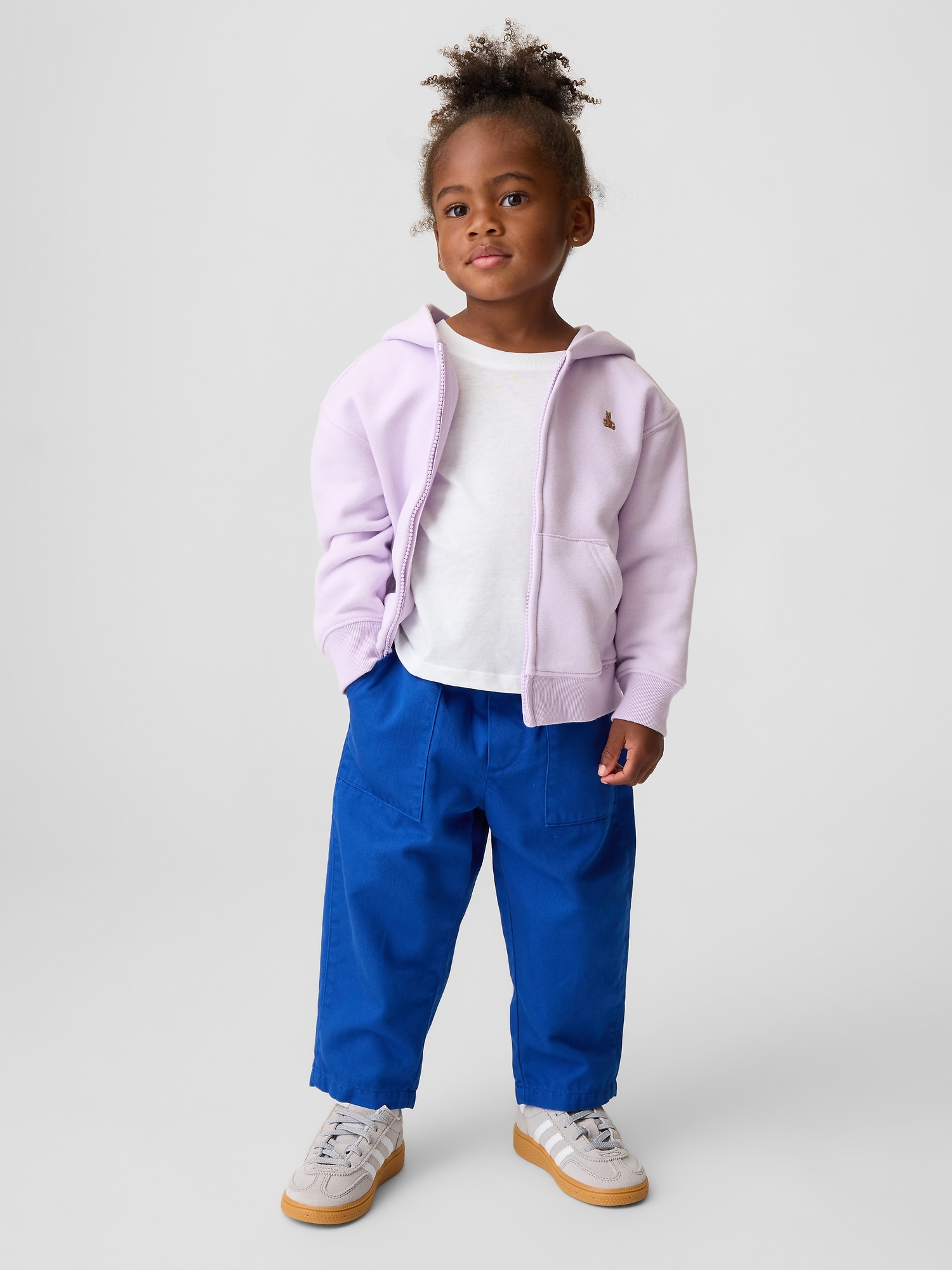 Pantalon coupe baril à taille élastique ultra-doux pour Bébé et Tout-petit