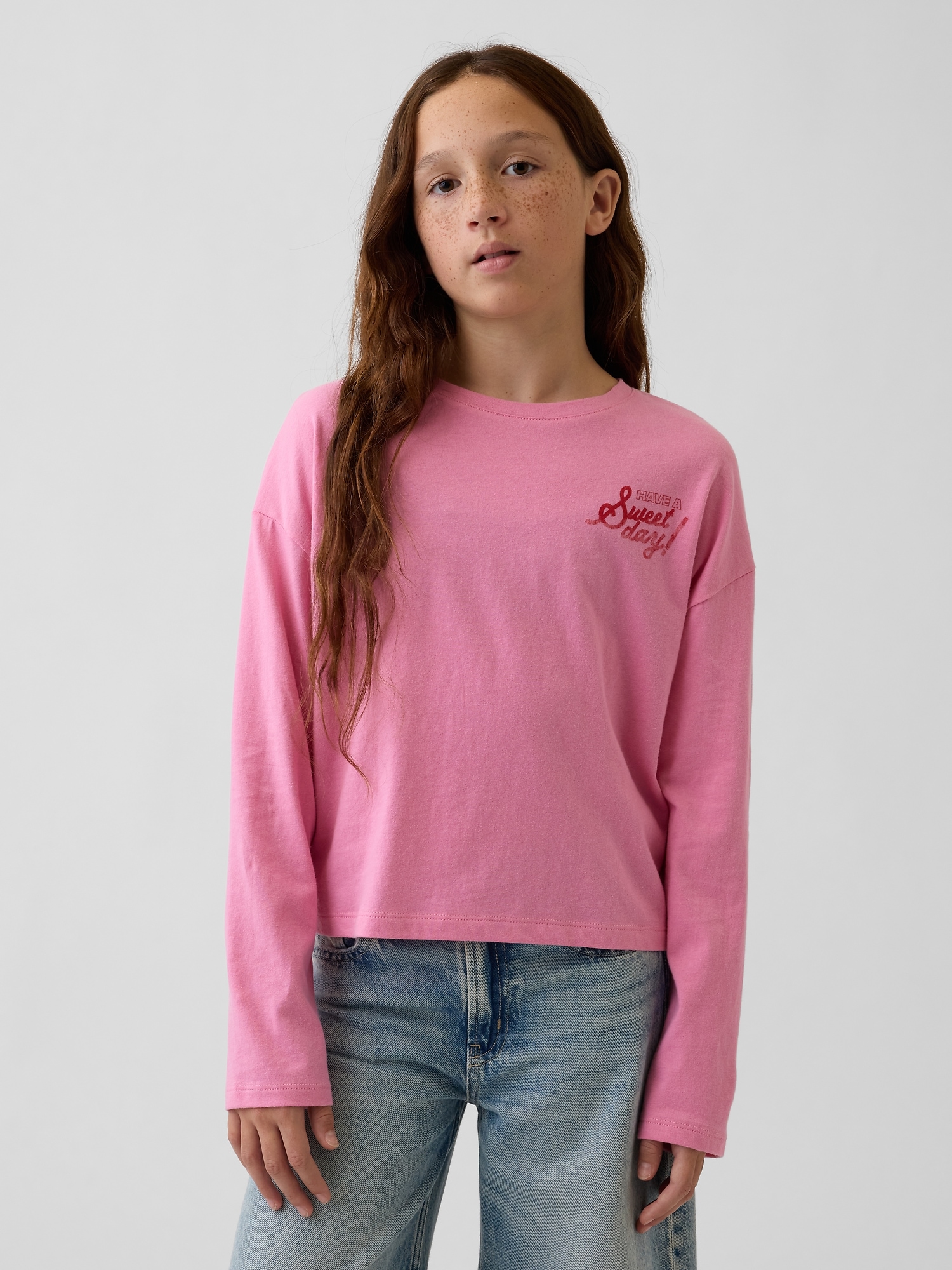 Kids Oversized Graphic T-Shirt