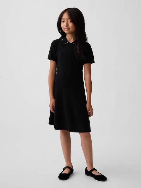 Kids CashSoft Polo Sweater Dress