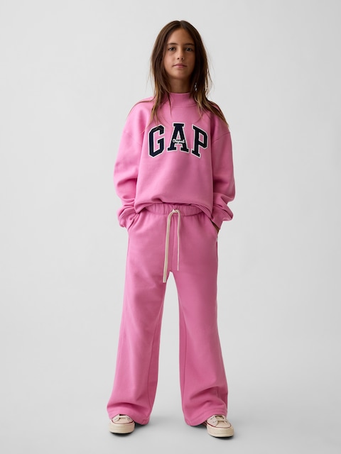 PANTALON DÉCONTRACTÉ EN COTON OUATÉ VINTAGEDOUX POUR ENFANT