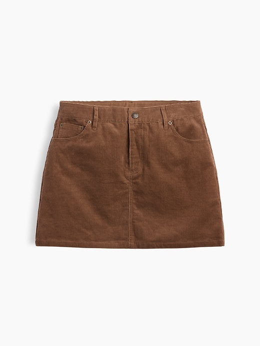 Corduroy Mini Skirt