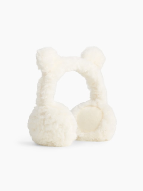 Toddler Faux Fur Bear Earmuffs
