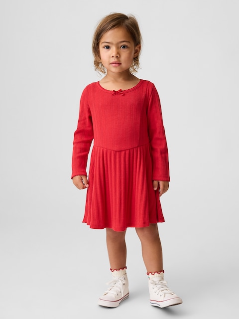 Baby & Toddler Pointelle Rib Dress